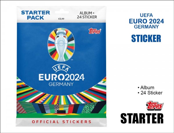 UEFA EURO 2024 Sticker Starter DE