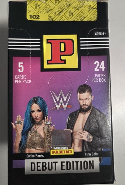 2022 WWE Panini Debut Edition Display