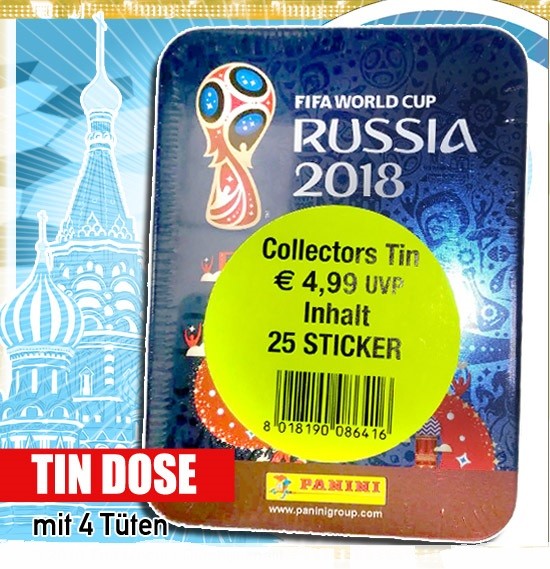 2018 FIFA World Cup Sticker (Tin) DE
