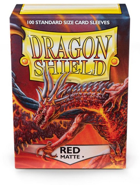 Dragon Shield Sleeves Matte Red (100ct)