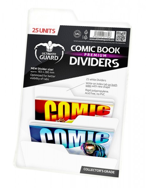 UG Premium Comic Book Dividers White (25 ct.)