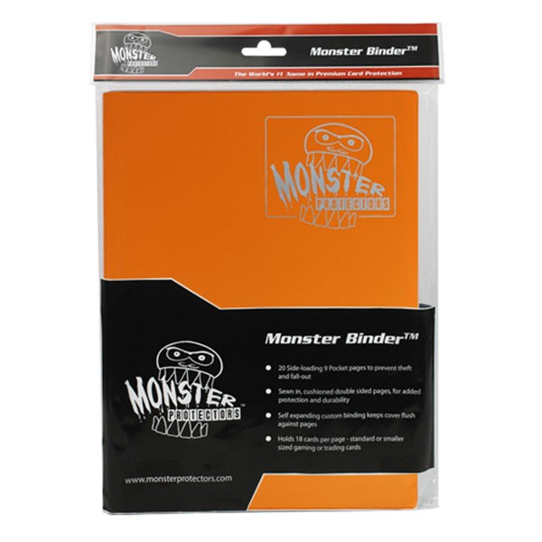 Monster Binder 9 Pocket Matte Orange