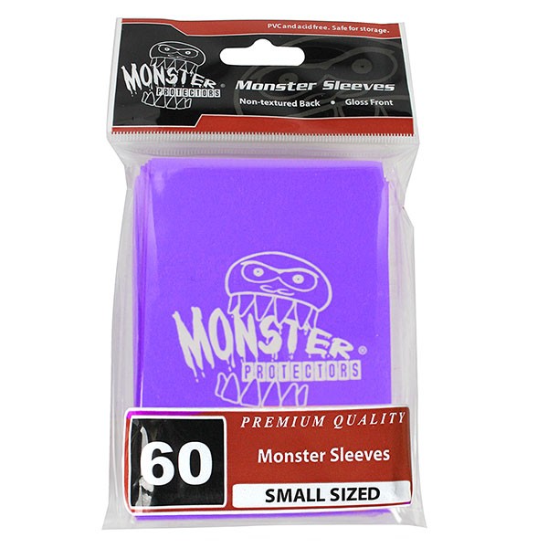 Monster Logo Sleeves Glossy Japan Purple (60 ct.)