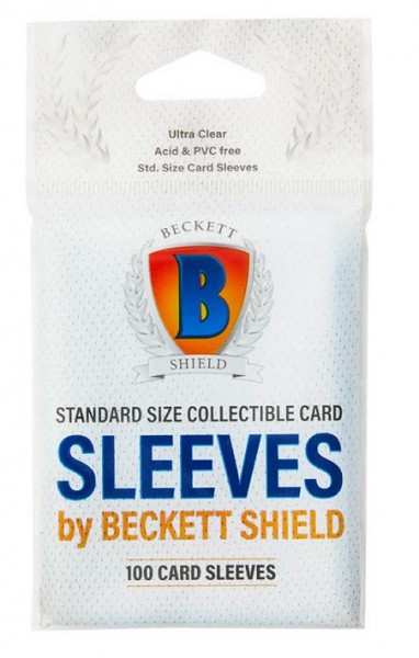 Beckett Shield Sleeves (100 ct.) Display (15Packs)