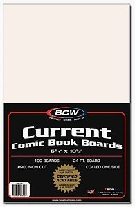 BCW Current Comic Book Boards 24 pt. (100 ct.)