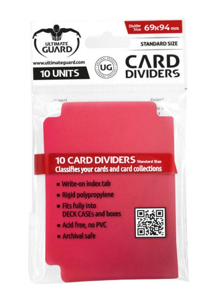 UG Card Dividers Red 10 ct.