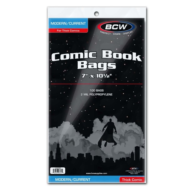 BCW Thick Comic Book Bags Current (100 ct.)