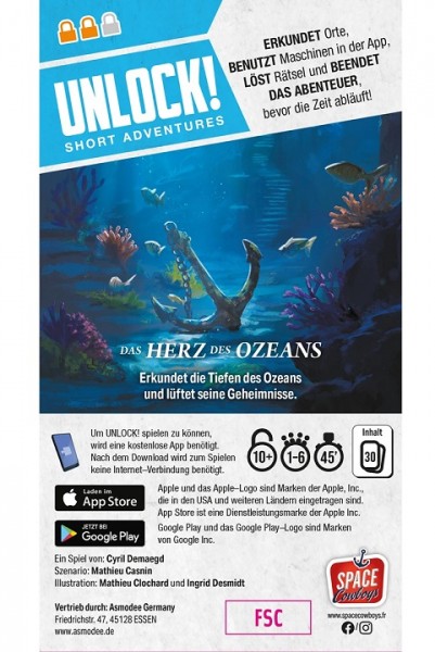 Unlock! Short Adventures: Das Herz des Ozeans DE