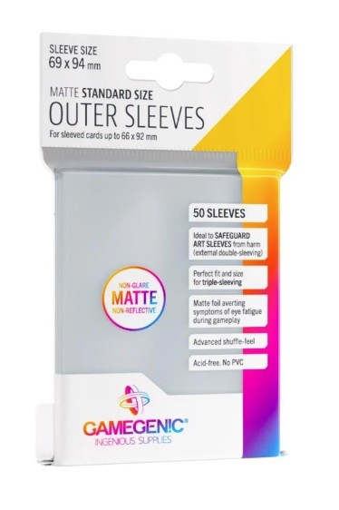 Gamegenic Outer Sleeves Matte Standard (50ct.)