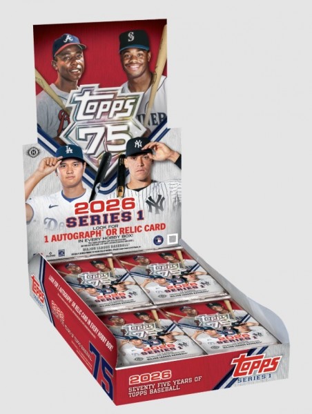 2026 Topps Chrome Baseball Series 1 Hobby Box