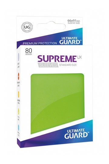 UG Supreme UX Sleeves Standard Light Green 80 ct.
