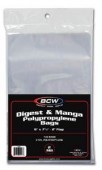 BCW Digest and Manga Bags (100 ct.) BCW Digest and Manga Bags (100 ct.)