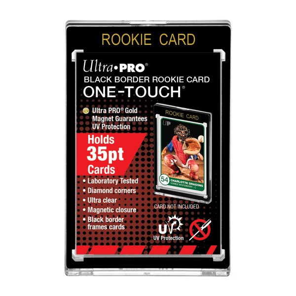 UP One-Touch Card Holder Rookie(35pt) Black Border