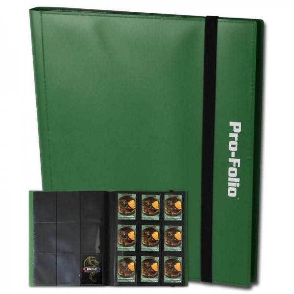 BCW Pro-Folio 9-Pocket Portfolio Green