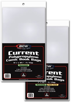 BCW Resealable Thick Comic Bags Current (100 ct.)