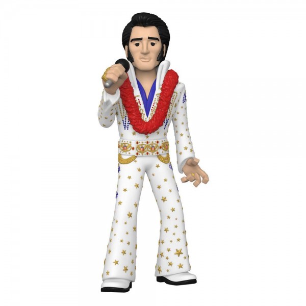 Elvis Presley Gold Vinyl Figur 13 cm