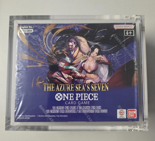 Premium Acrylic Display Case One Piece Booster Box