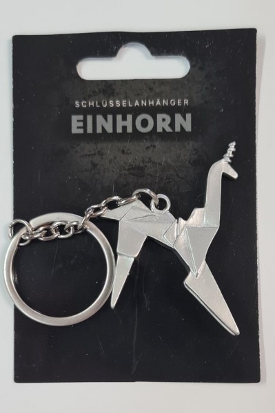 Einhorn Metall-Schlüsselanhänger (5 ct.)