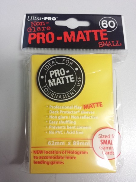 UP Pro-Matte Sleeves Japan yellow (60 ct.)