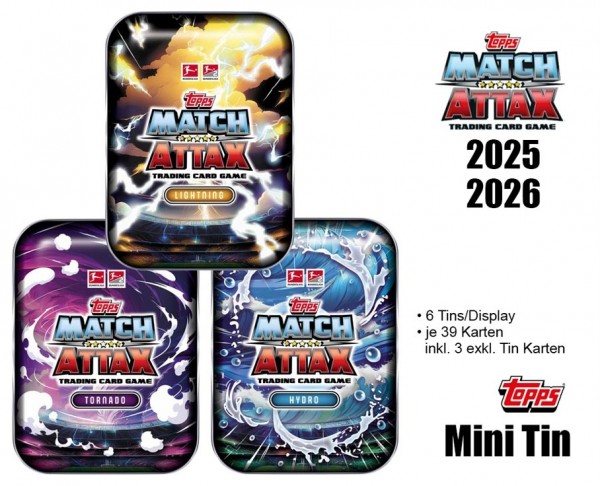 2025-26 Match Attax Bundesliga Mini-Tin DE (6 ct.)