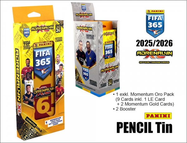 2025/26 FIFA 365 Adrenalyn XL Pencil Tin ( 5ct) DE