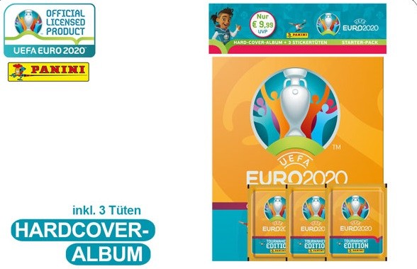 2020 UEFA EURO 2020 Sticker Hardcover Album DE