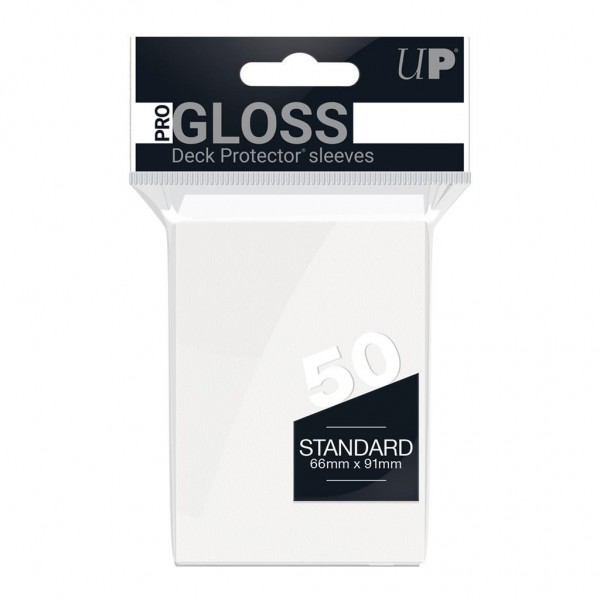 UP Deck Protector Sleeves White (50 ct.)