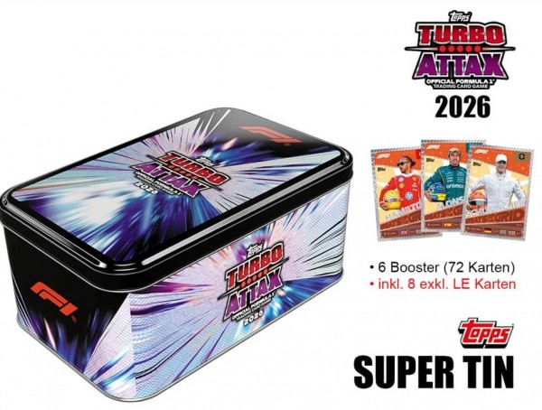 2026 Turbo Attax TC - Formel 1 Super Tin DE